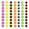 Epoxy Eyes 5,5 Mm Oval Dubbel -Goedkope Vis Fanaat Winkel MEY4 SIL3Cr 1